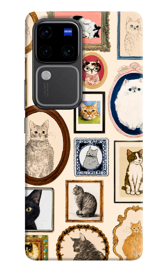 Mirror Cats Vivo V30 Pro 5G Hard Case Back Cover by Casekaro