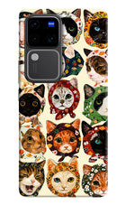 Cool Cat Vivo V30 Pro 5G Hard Case Back Cover by Casekaro