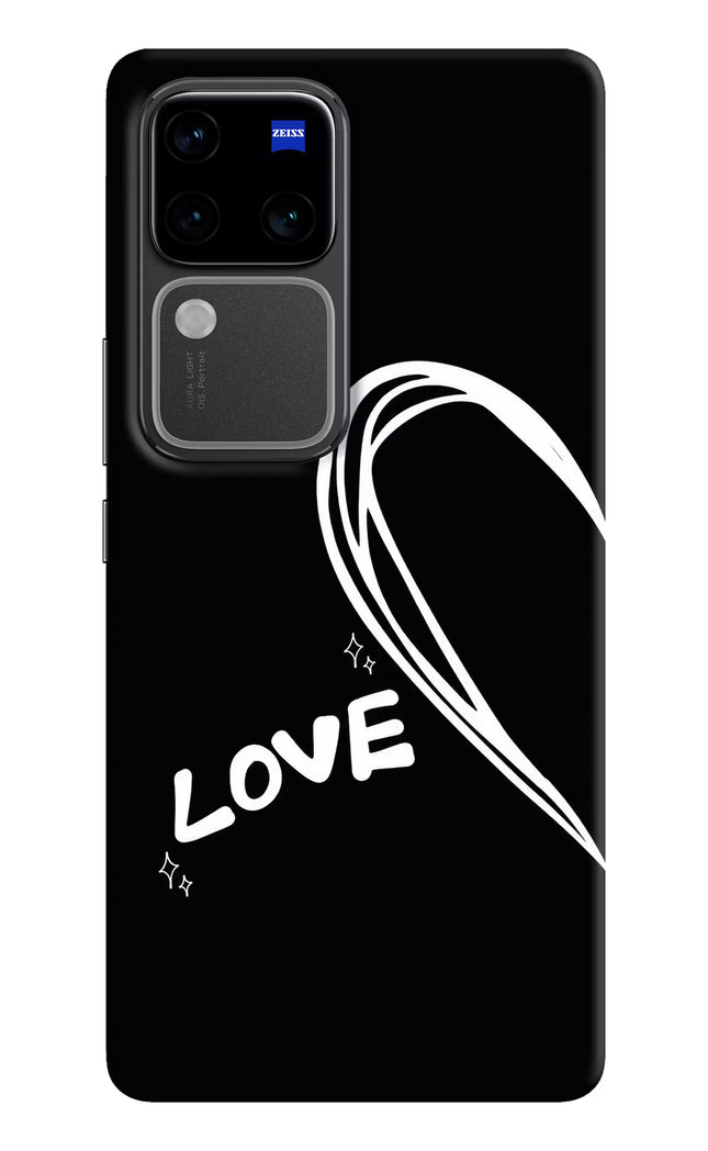 Love Line Vivo V30 Pro 5G Hard Case Back Cover by Casekaro