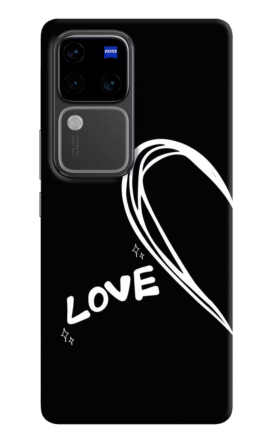 Love Line Vivo V30 Pro 5G Back Cover, Hard case