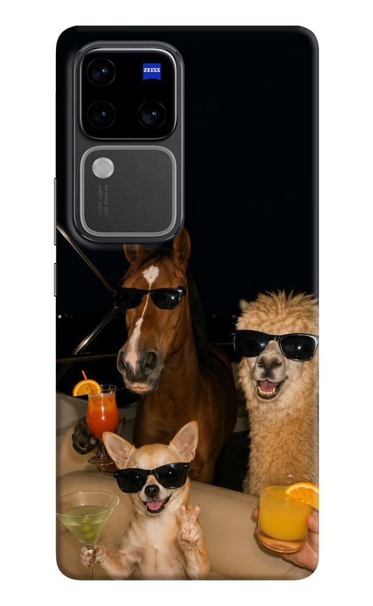 Party Squad Vivo V30 Pro 5G Hard Case Back Cover by Casekaro