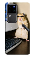 Hacker Hamster Vivo V30 Pro 5G Hard Case Back Cover by Casekaro
