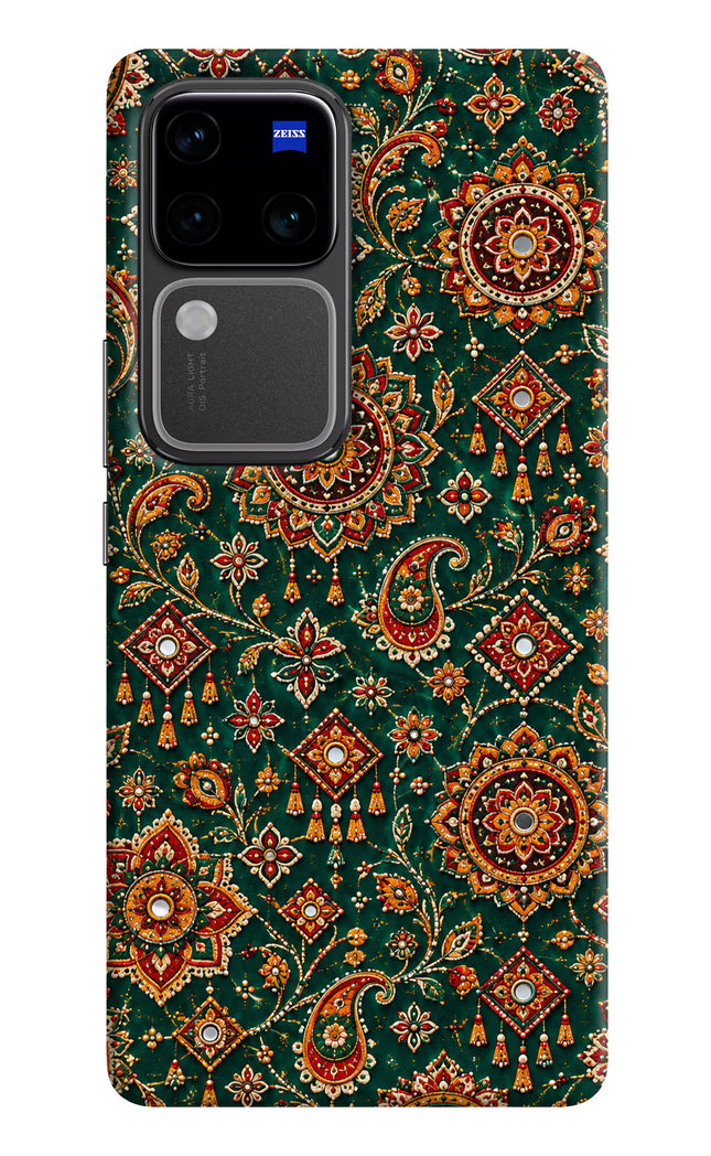 Green Pataka Vivo V30 Pro 5G Hard Case Back Cover by Casekaro