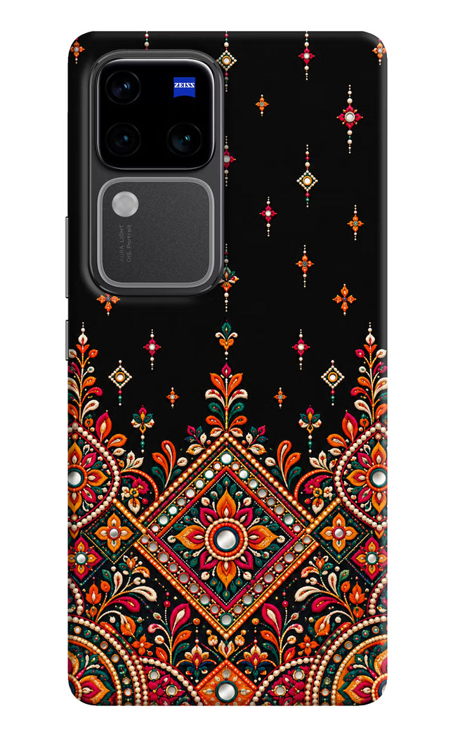 Noir Mehfil Vivo V30 Pro 5G Hard Case Back Cover by Casekaro