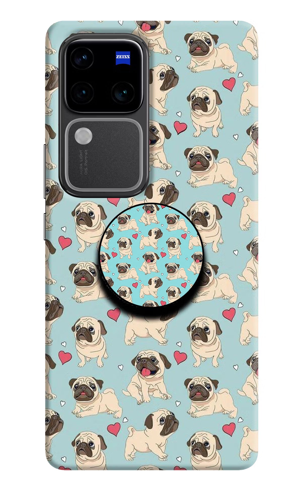 Pug Dog Vivo V30 Pro 5G Pop Case by Casekaro