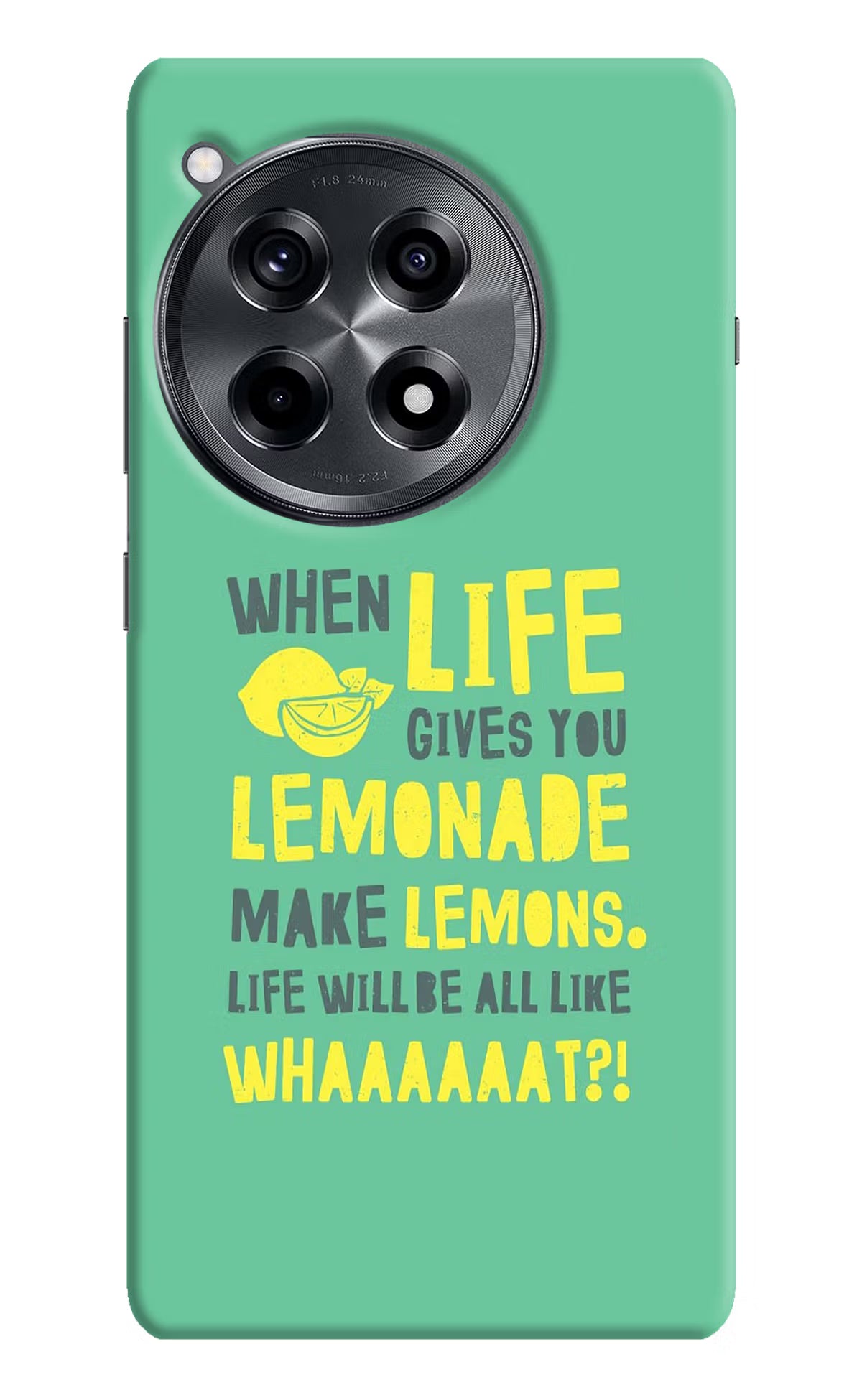 Quote OnePlus 12R Hard Case Back Cover by Casekaro