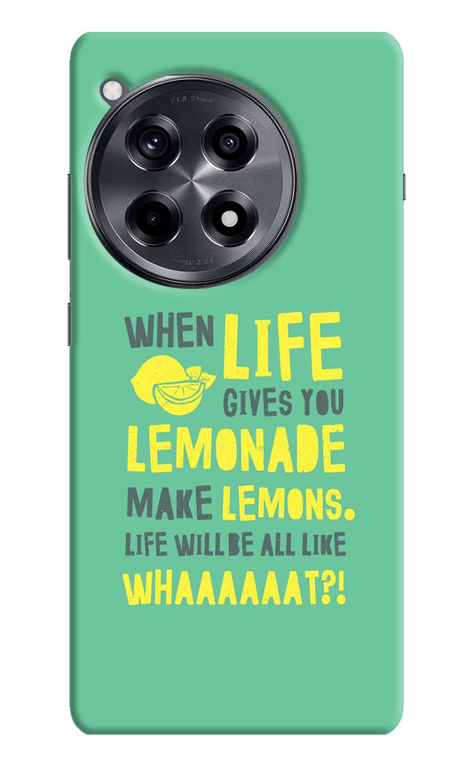 Quote OnePlus 12R Hard Case Back Cover by Casekaro