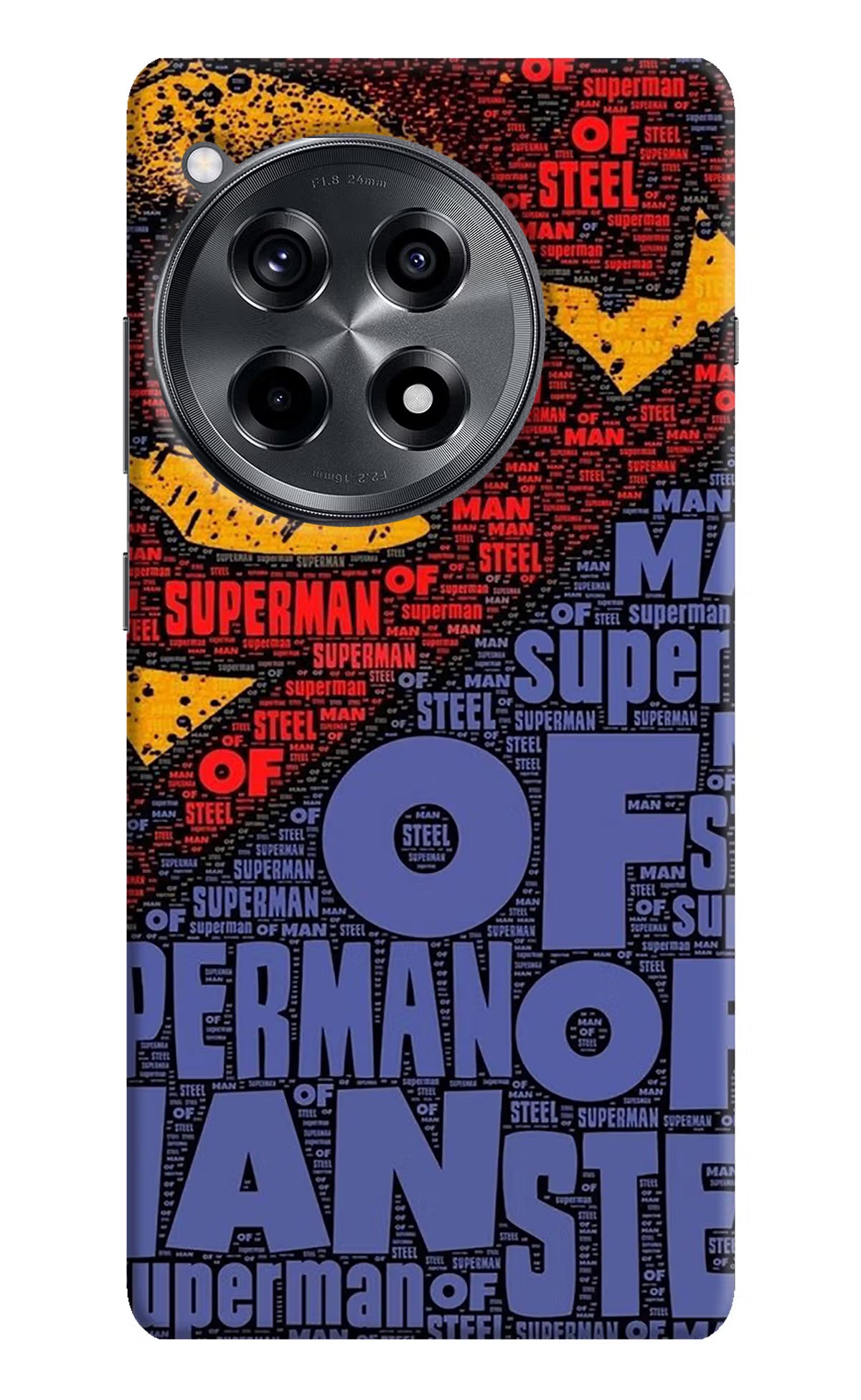 Superman OnePlus 12R Hard Case Back Cover by Casekaro