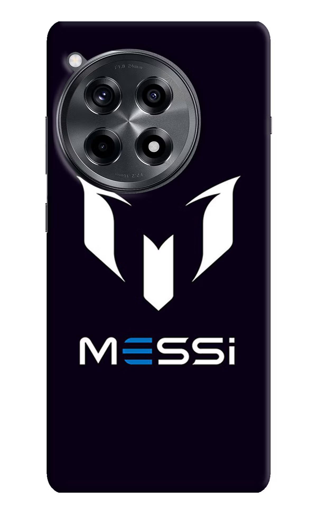 Messi Logo OnePlus 12R Hard Case Back Cover by Casekaro