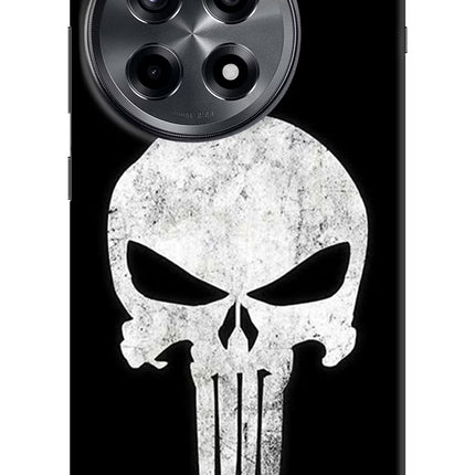 Punisher Skull OnePlus 12R Hard Case Back Cover by Casekaro