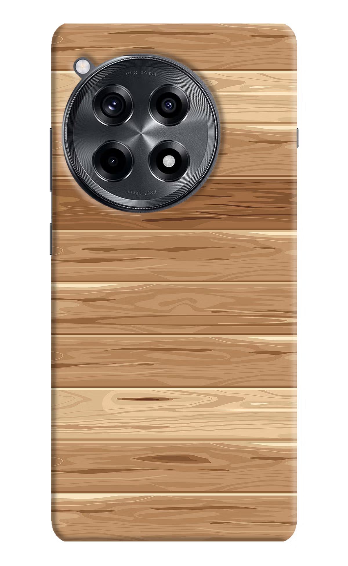 Wooden Vector OnePlus 12R Hard Case Back Cover by Casekaro