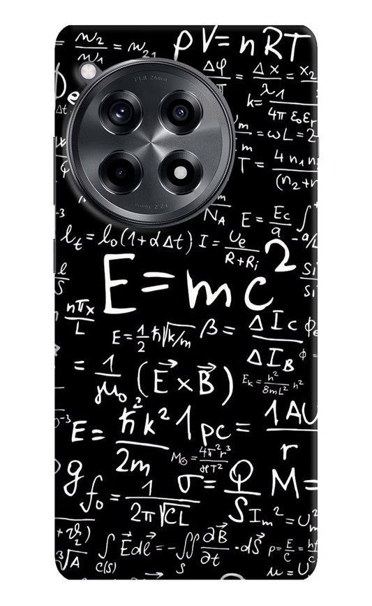 Physics Formula OnePlus 12R Hard Case Back Cover by Casekaro