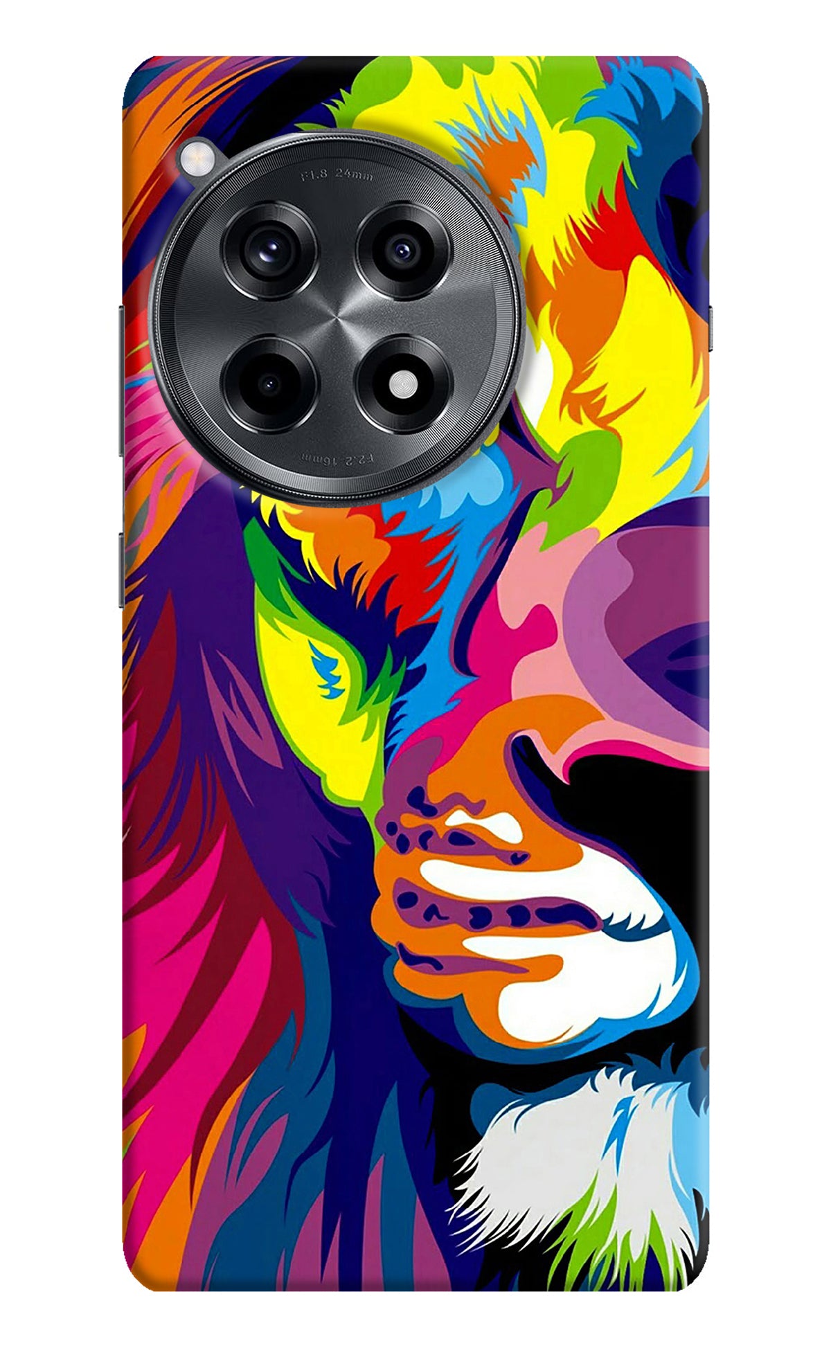 Lion Half Face OnePlus 12R Back Cover