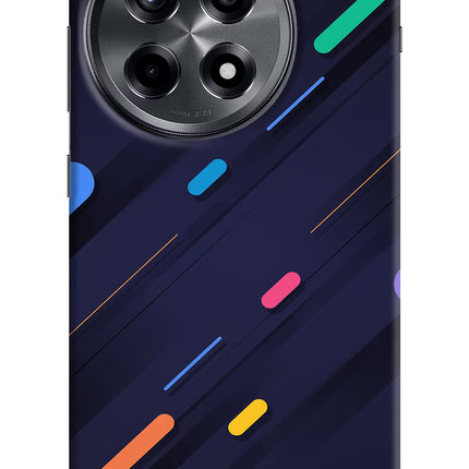 Abstract Design OnePlus 12R Hard Case Back Cover by Casekaro