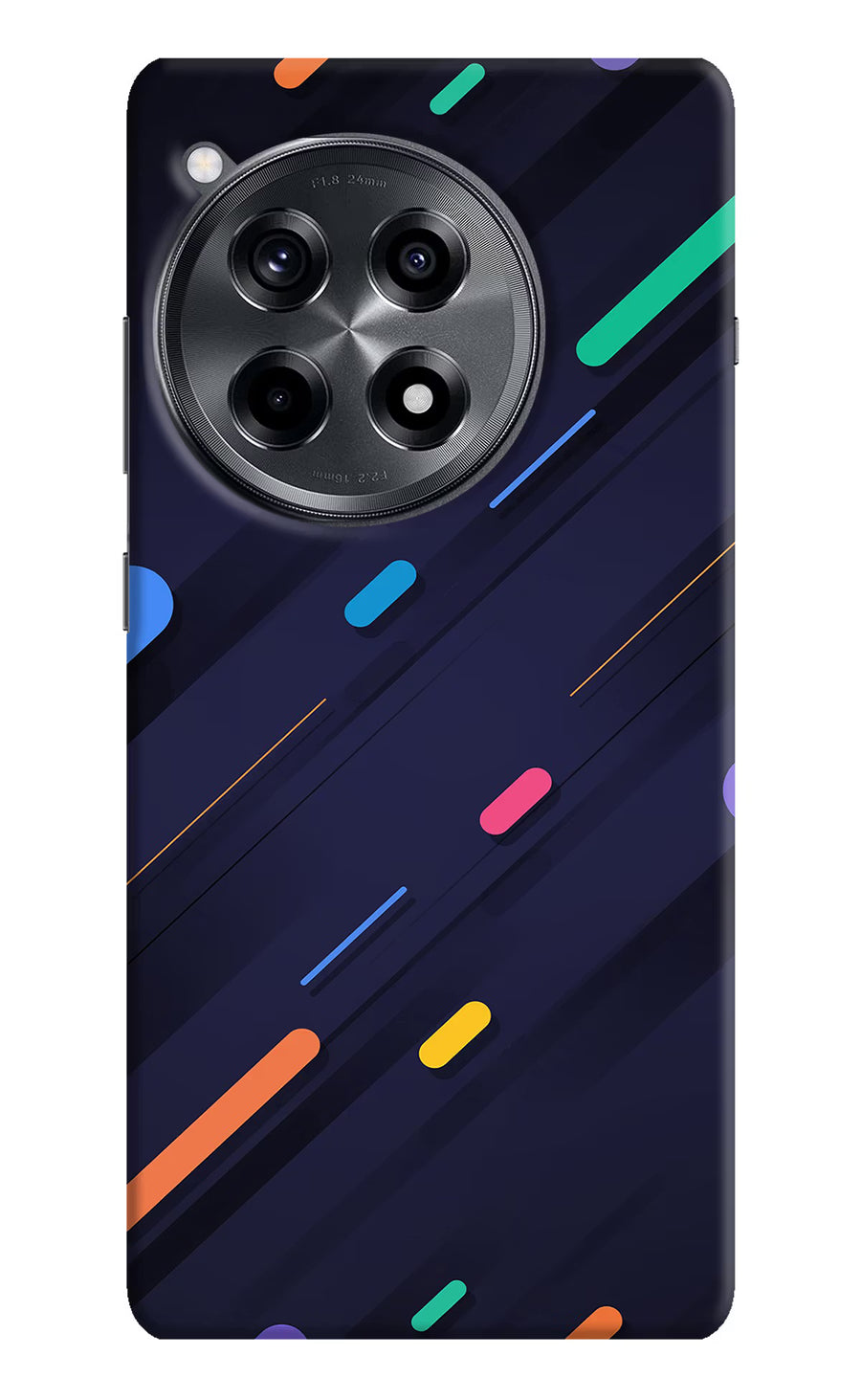 Abstract Design OnePlus 12R Back Cover, Hard case