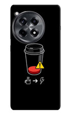 Coffee OnePlus 12R Hard Case Back Cover by Casekaro