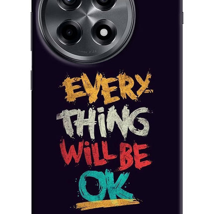 Everything Will Be Ok OnePlus 12R Hard Case Back Cover by Casekaro