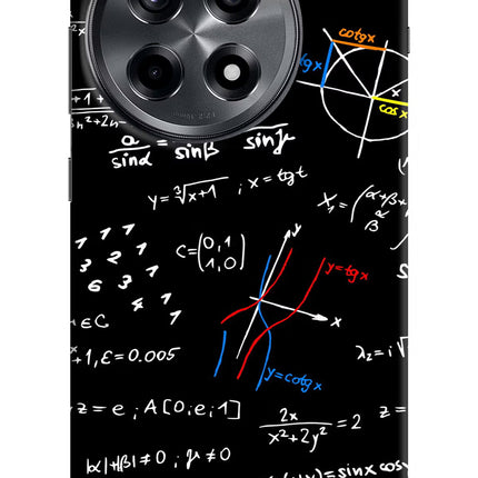 Mathematics Formula OnePlus 12R Hard Case Back Cover by Casekaro