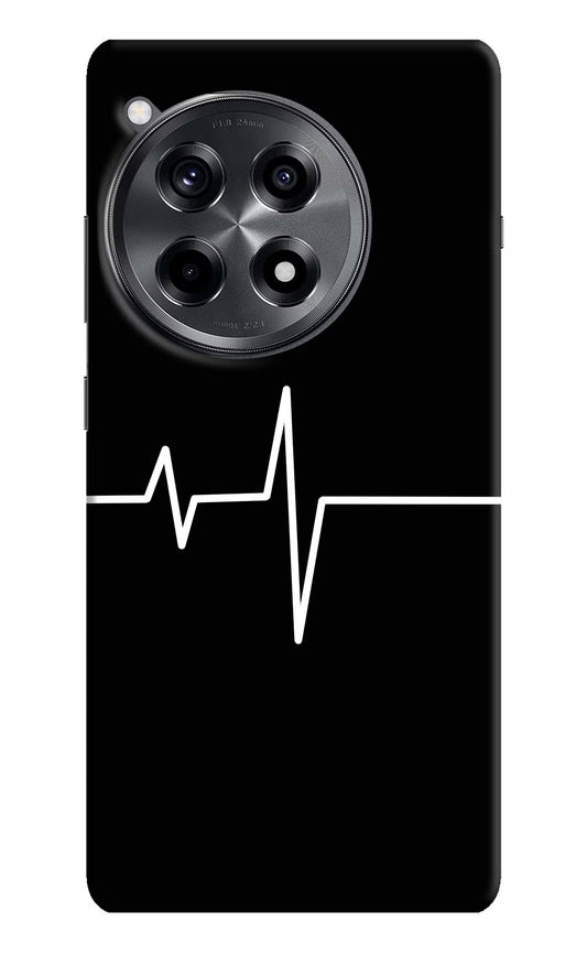 Heart Beats OnePlus 12R Hard Case Back Cover by Casekaro