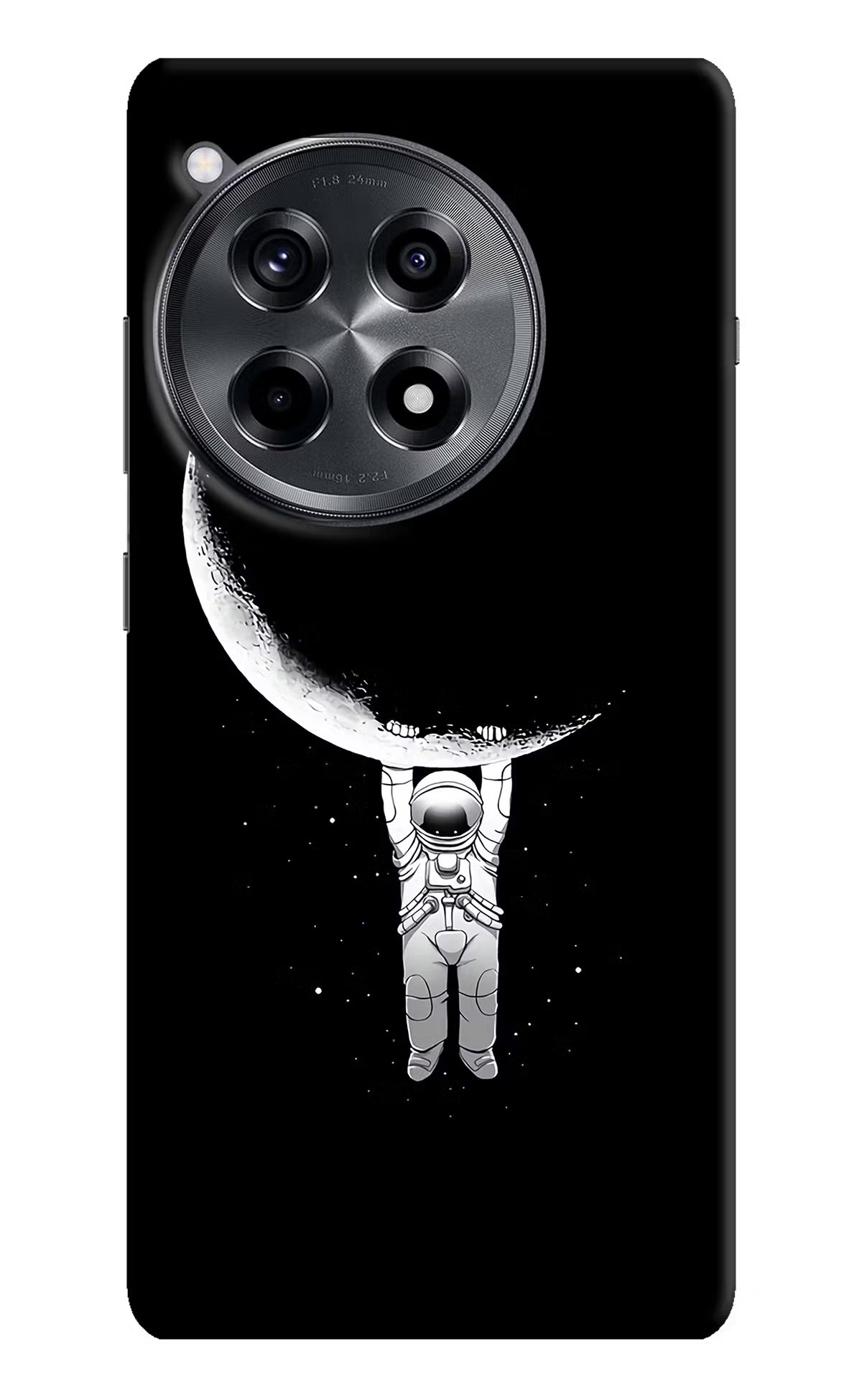 Moon Space OnePlus 12R Hard Case Back Cover by Casekaro