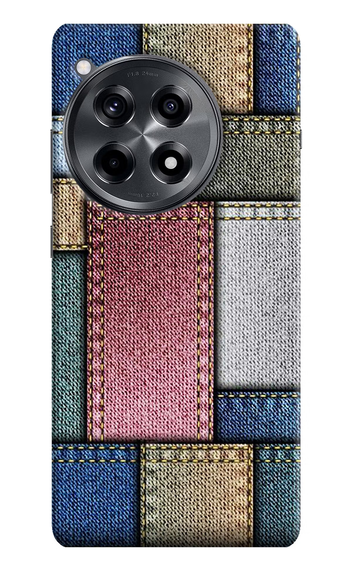 Multicolor Jeans OnePlus 12R Hard Case Back Cover by Casekaro