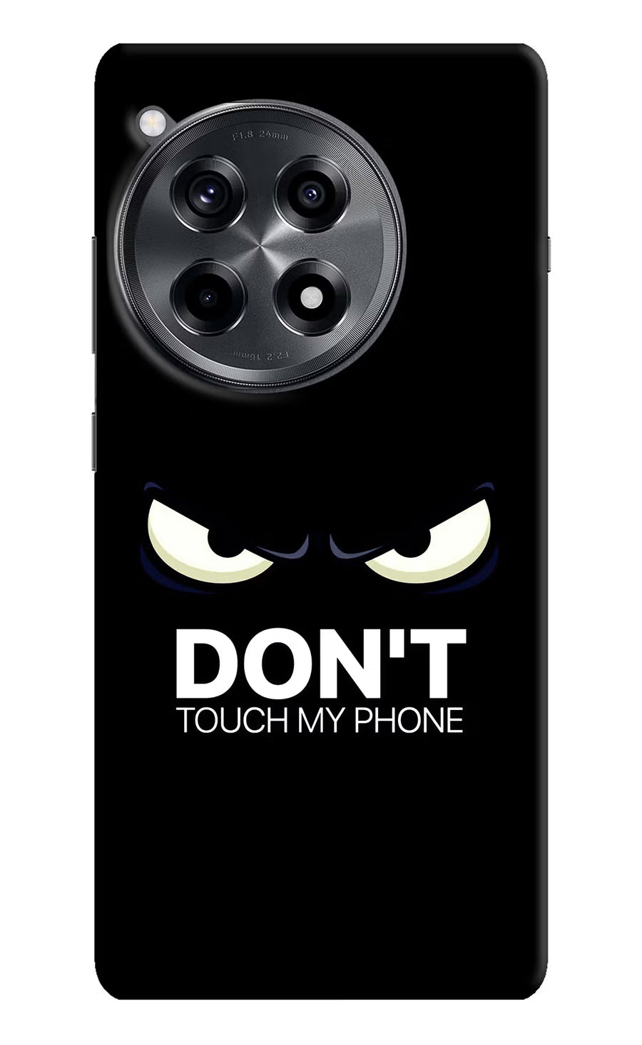 Don'T Touch My Phone OnePlus 12R Back Cover, Hard case