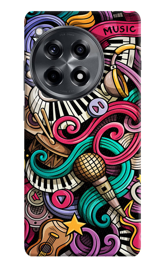 Music Abstract OnePlus 12R Back Cover