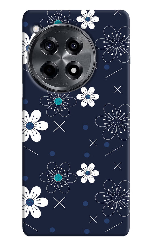 Flowers OnePlus 12R Hard Case Back Cover by Casekaro