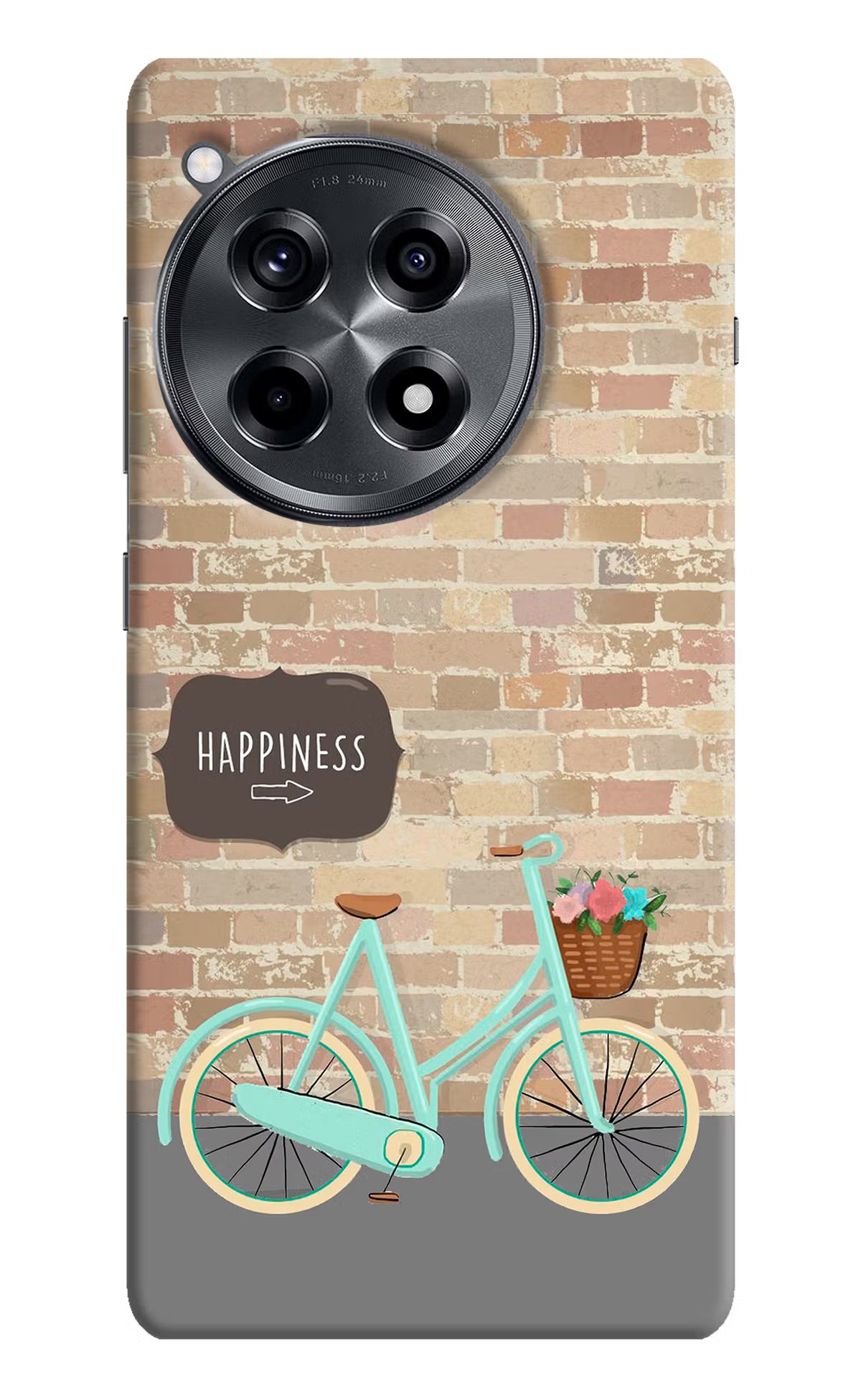 Happiness Artwork OnePlus 12R Hard Case Back Cover by Casekaro