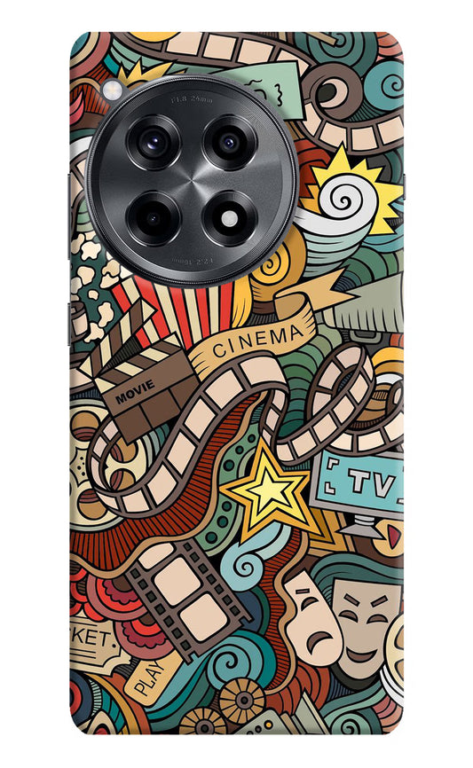 Cinema Abstract OnePlus 12R Hard Case Back Cover by Casekaro