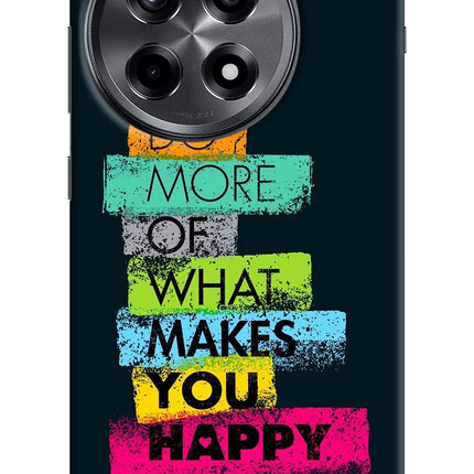 Do More Of What Makes You Happy OnePlus 12R Hard Case Back Cover by Casekaro