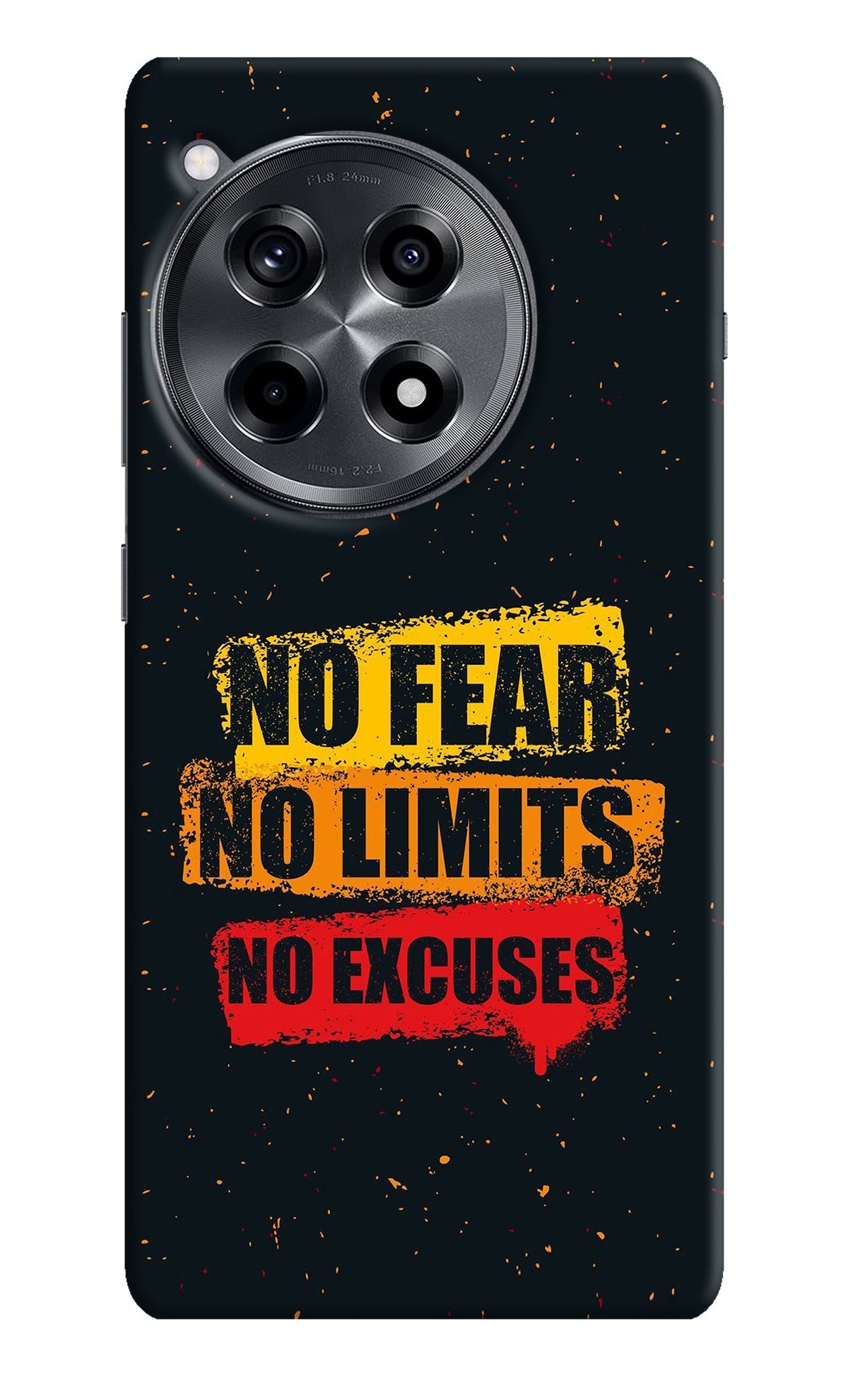 No Fear No Limits No Excuse OnePlus 12R Back Cover