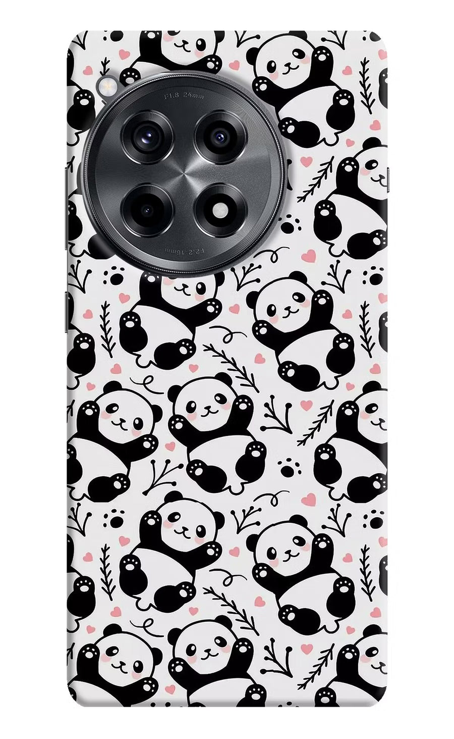 Cute Panda OnePlus 12R Back Cover, Hard case