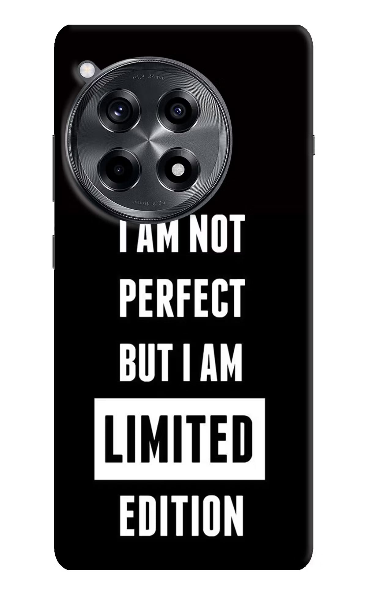I Am Not Perfect But I Am Limited Edition OnePlus 12R Hard Case Back Cover by Casekaro