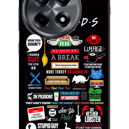 FRIENDS OnePlus 12R Hard Case Back Cover by Casekaro