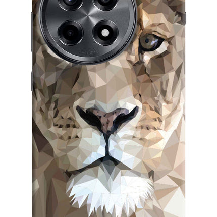Lion Art OnePlus 12R Hard Case Back Cover by Casekaro