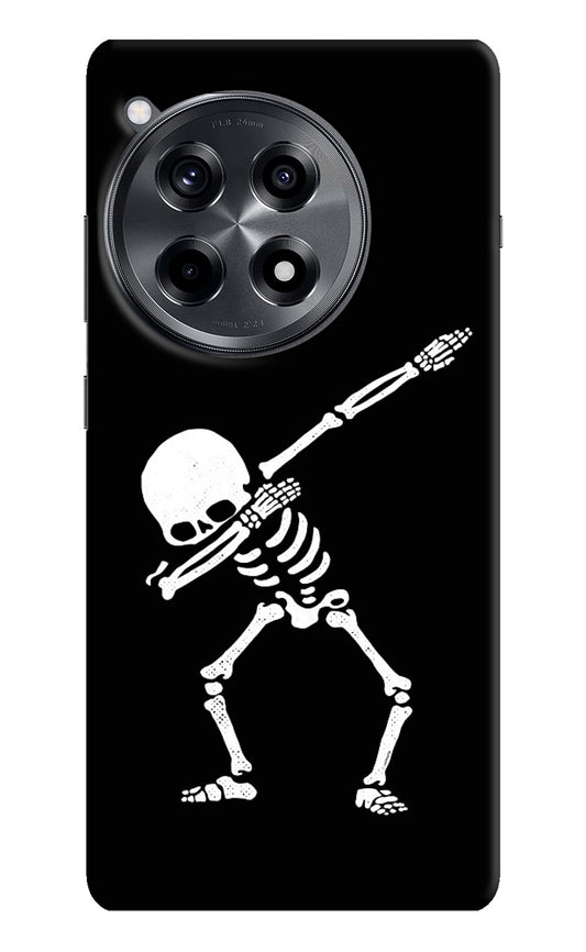 Dabbing Skeleton Art OnePlus 12R Back Cover