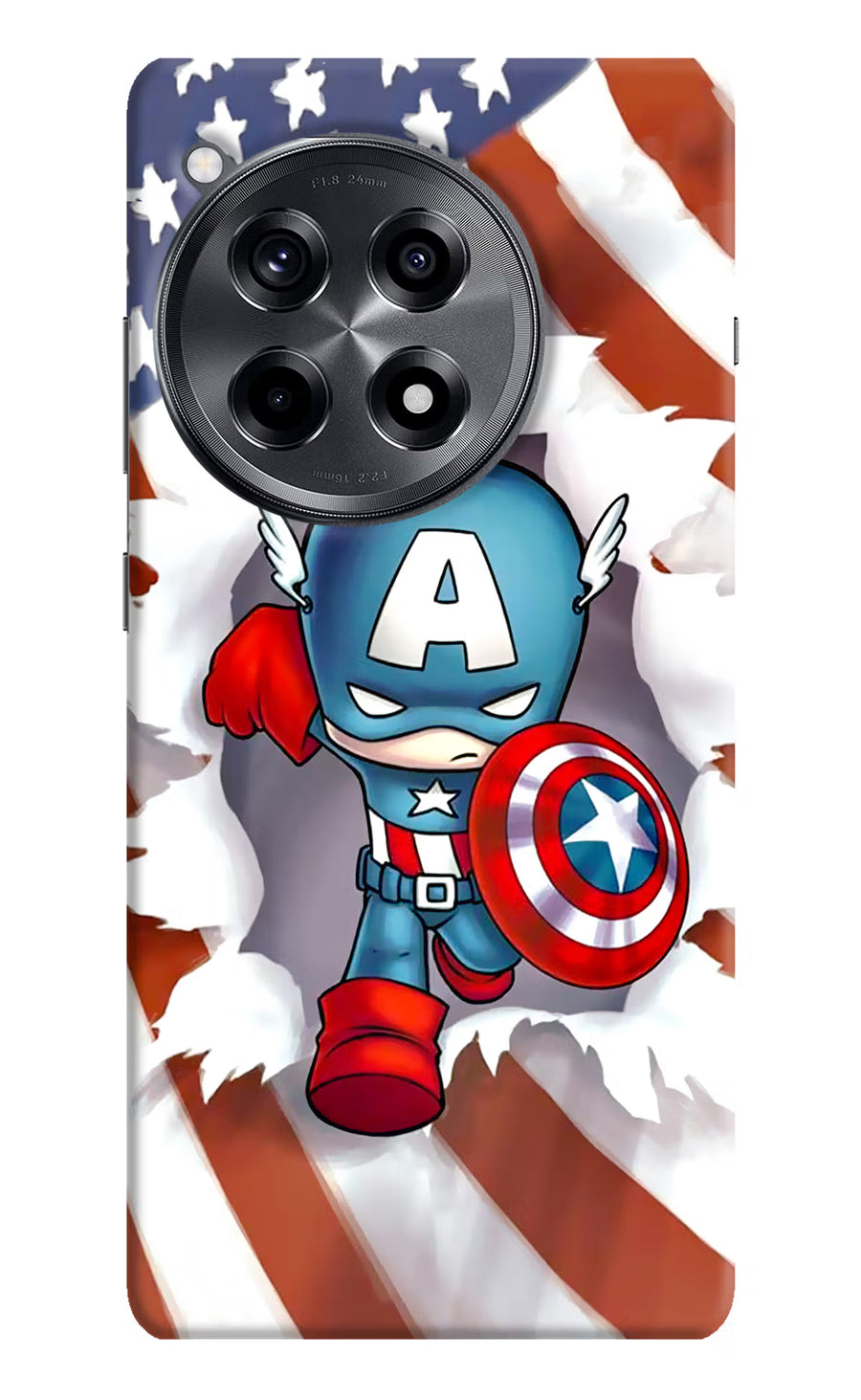 Captain America OnePlus 12R Back Cover, Hard case