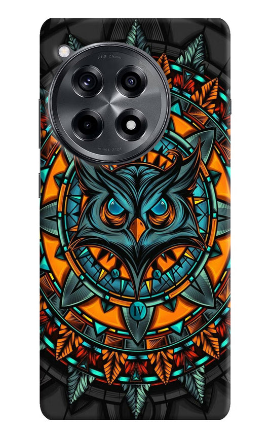 Angry Owl Art OnePlus 12R Hard Case Back Cover by Casekaro