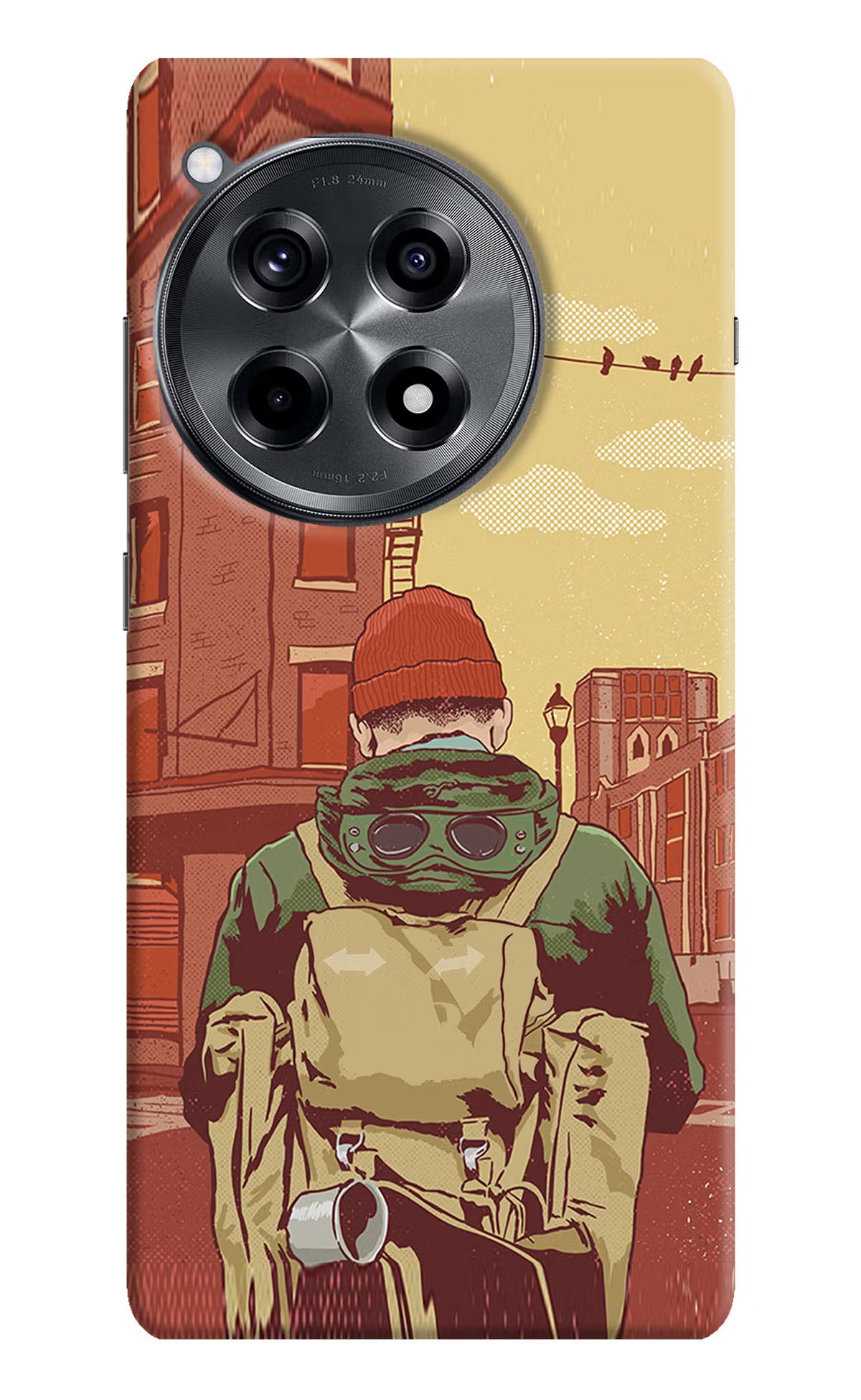 Adventurous OnePlus 12R Hard Case Back Cover by Casekaro