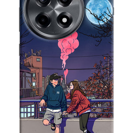 Chilling Couple OnePlus 12R Hard Case Back Cover by Casekaro