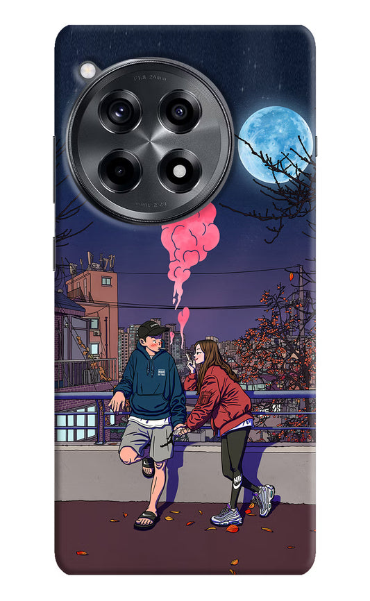 Chilling Couple OnePlus 12R Hard Case Back Cover by Casekaro