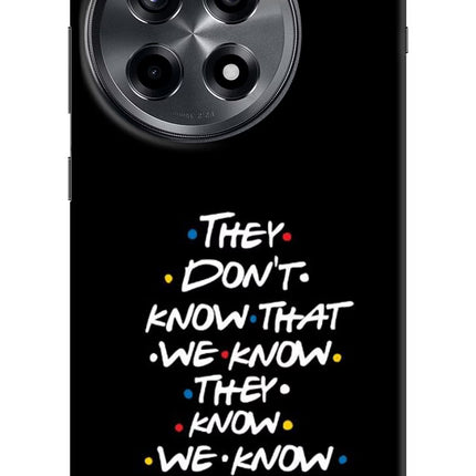 FRIENDS Dialogue OnePlus 12R Hard Case Back Cover by Casekaro