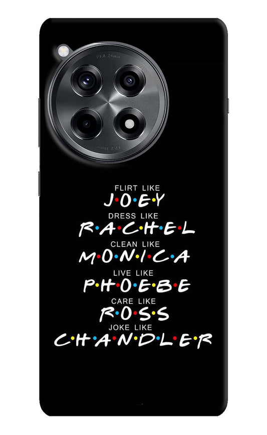 FRIENDS Character OnePlus 12R Back Cover