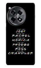 FRIENDS Character OnePlus 12R Hard Case Back Cover by Casekaro