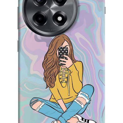 Selfie Girl OnePlus 12R Hard Case Back Cover by Casekaro