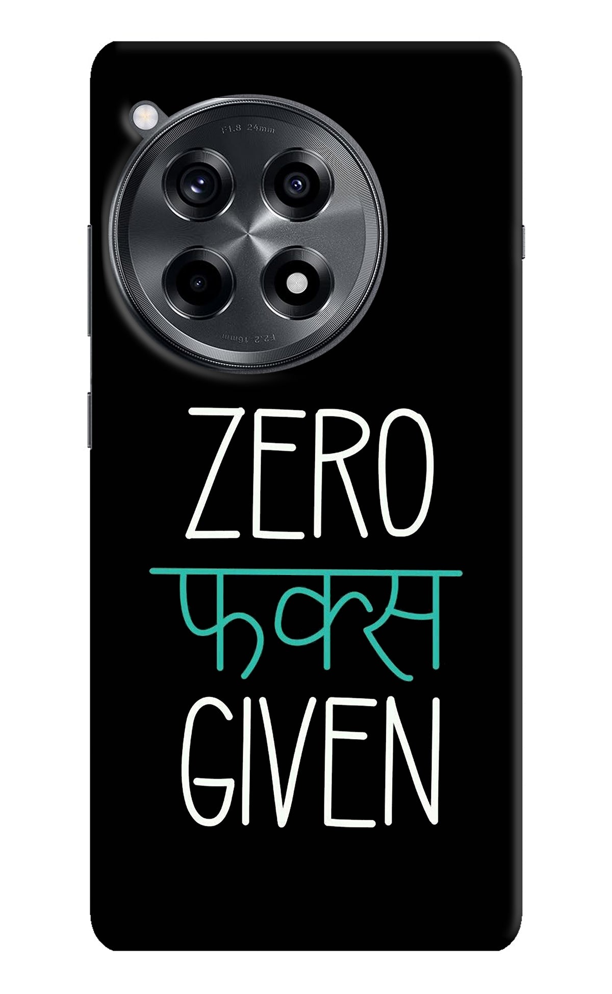 Zero Fucks Given OnePlus 12R Back Cover