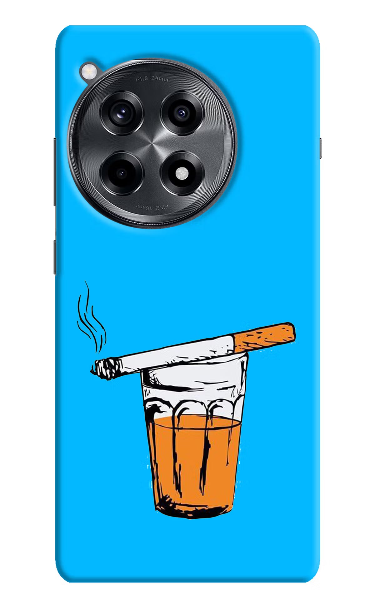 Chai Sutta OnePlus 12R Hard Case Back Cover by Casekaro