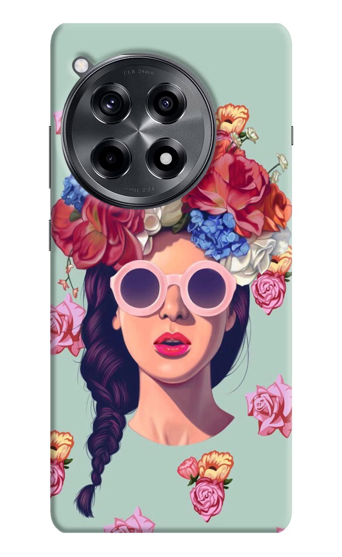 Pretty Girl OnePlus 12R Hard Case Back Cover by Casekaro
