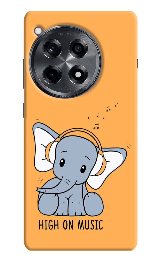 High On Music OnePlus 12R Hard Case Back Cover by Casekaro